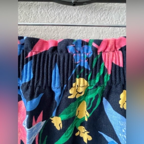 Linen Cotton Blend Skirt Size 10 NWT Lined w/ Elastic Ruffle Waist J Crew Factor - Picture 3 of 9